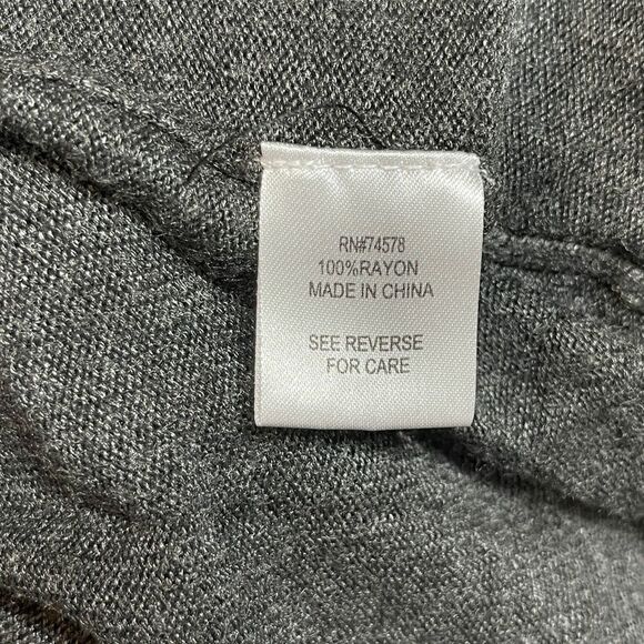 Cache Wrap Cover-Up Sweater‎ Gray - Picture 9 of 9